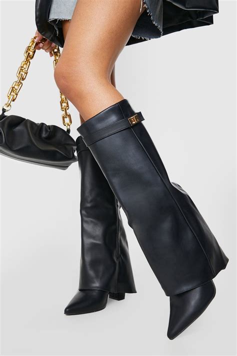 givenchy boots dupes|Givenchy shark lock boots.